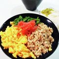 ☆はなちゃん☆☆'s cooksnap of when they made 旦那が惚れた鶏そぼろ.
