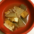 sakutakuhitoshu's cooksnap of when they made 豚肉大根に厚揚げとこんにゃくの煮物.
