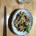 tadtake's cooksnap of when they made ３分あればOK！舞茸と豚肉の卵炒め.