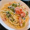 やれば出来る子！'s cooksnap of when they made ほうれん草と明太子のクリームパスタ.