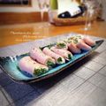 inyako's cooksnap of when they made 今日のおつまみ⑪❤ハム巻きクリームチーズ.