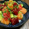 ☆さぶ☆☆'s cooksnap of when they made ＊マグロとサーモンとアボカドのポキ＊.
