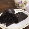 バイ・タリ娘's cooksnap of when they made 黒糖と竹炭パウダーでふわふわ真っ黒パン！.
