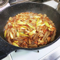 のんた＆きなこ's cooksnap of when they made ☆こんにゃくと豚肉ネギの甘辛炒め☆.