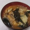 きらり流れ星's cooksnap of when they made ザワークラウトアレンジ　豚肉のお味噌汁.