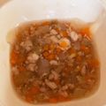 ネコ家族's cooksnap of when they made 離乳食中期〜後期　ナスと挽肉のあんかけ.