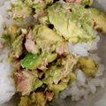 ひぃちゃんひー's cooksnap of when they made 離乳食中期〜後期☆簡単アボカドツナ丼.