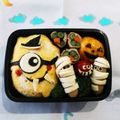 ナリボー's cooksnap of when they made ミニオンのハロウィン弁当★.