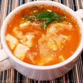 あーこ姐's cooksnap of when they made キムチで簡単！Wチーズの純豆腐風.
