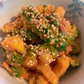 chikママ❤️'s cooksnap of when they made 【簡単作り置き】ゴーヤとツナのマヨ和え.