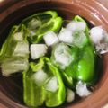 びぃちゃん's cooksnap of when they made ピーマンの氷浸け.