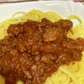 blue_apron's cooksnap of when they made 超簡単！ミートソースのパスタ.