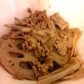 ドラえもん？'s cooksnap of when they made レンコンとひき肉のきんぴら.