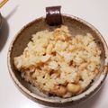 はちろー☆'s cooksnap of when they made おこげが美味しい大豆となめ茸炊き込みご飯.