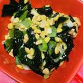 muumi☆'s cooksnap of when they made わかめ納豆～ο～ο～ο.