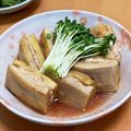 ピアノママ's cooksnap of when they made 肉サンドでメイン昇格★高野豆腐の揚げ煮♪.