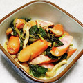 こむぎぱくぱく's cooksnap of when they made ほうれん草とソーセージのマヨポン炒め.