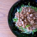 hiroerico's cooksnap of when they made 納豆豆苗しらす丼.
