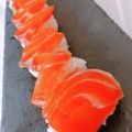 KAORULALA's cooksnap of when they made サーモンの簡単、握り寿司.