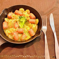 男子cooking's cooksnap of when they made 時短。小海老とソーセージのアヒージョ風.