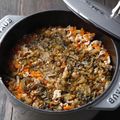 マユガリータ's cooksnap of when they made 炒めて炊くだけ～高菜と挽肉の炊き込みご飯.