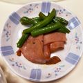 kpえもん♪'s cooksnap of when they made 簡単！いんげんとボロニアハムで絶品.