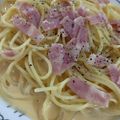 ◎みーちゃん◎'s cooksnap of when they made 生クリーム不要！失敗なしのカルボナーラ♪.
