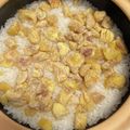 ピーナッツ子♪'s cooksnap of when they made 土鍋で栗おこわ.