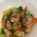 ゆっちゃーーーーん's cooksnap of when they made エビとキュウリのナンプラー炒め.
