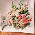 ☆エル♪'s cooksnap of when they made 新しょうが・きゅうり・カニカマのサラダ.