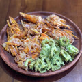 Nilmini's cooksnap of when they made サクサク美味しい人参の葉のかき揚げ.