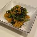 MapiSapi's cooksnap of when they made かぼちゃとほうれん草サラダ　幼児食.