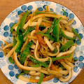 あらあらふしぎ's cooksnap of when they made 新しょうがとピーマンのきんぴら.