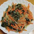 55才のおじさん's cooksnap of when they made ワカメとにんじん春雨の中華風サラダ.