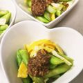 そらてんママ's cooksnap of when they made ✿薄焼き卵とアスパラガスの胡麻甘酢かけ✿.