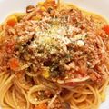 ひまわりころりん's cooksnap of when they made 大豆ミートでトマトソースのパスタ.