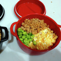 クック3N0VKO☆'s cooksnap of when they made 鶏そぼろ、炒り卵、枝豆の三色丼。簡単！.
