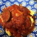 じゅれぽん's cooksnap of when they made トマトソースオムライス.