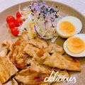 オウジリリノエ's cooksnap of when they made 我が家の定番♪薄切り肉で☆豚の生姜焼き.