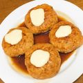 vabochan's cooksnap of when they made 鮭ハンバーグの照りマヨソース。.