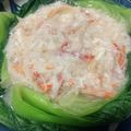 ぐーたらレシピ研究所's cooksnap of when they made チンゲン菜のカニあんかけ.