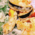 こずっぺ's cooksnap of when they made 厚さ1.5cmさつま芋とかぼちゃの天ぷら.