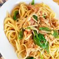 ふちぽん☆'s cooksnap of when they made なめ茸とベーコンの和風クリームパスタ.