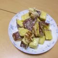 きらり流れ星's cooksnap of when they made サツマイモとクルミの簡単サラダ.