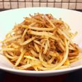 ふたごママちゃん's cooksnap of when they made もやしと豚ミンチのピリ辛炒め.