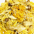 J_son's cooksnap of when they made バター無し きのこと納豆の和風パスタ.