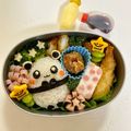 ♡アリスmama♡'s cooksnap of when they made 簡単キャラ弁♪♪パンダちゃんおにぎり.
