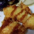 やんやんパパ's cooksnap of when they made パクパク食べやすい！メカジキの棒フライ☆.