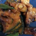 てぃんさん's cooksnap of when they made 10分で！豚こま・南瓜の大葉照り焼き！.
