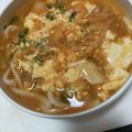 kehkun's cooksnap of when they made 簡単！あったかキムチうどん♪.